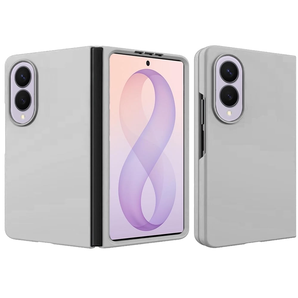 TJS Samsung Galaxy Z Fold8 slim matte phone case - Silver - image 1