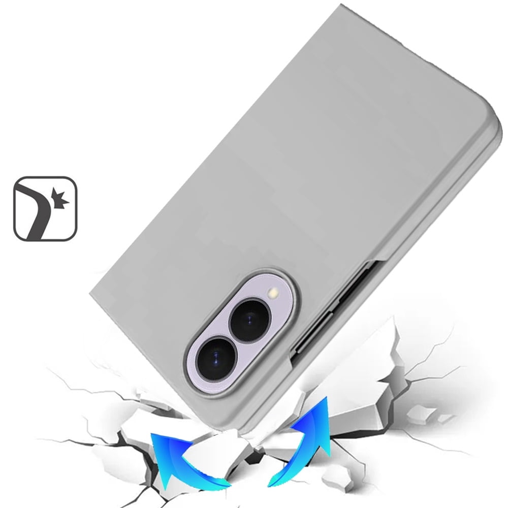 TJS Samsung Galaxy Z Fold8 slim matte phone case - Silver - image 2