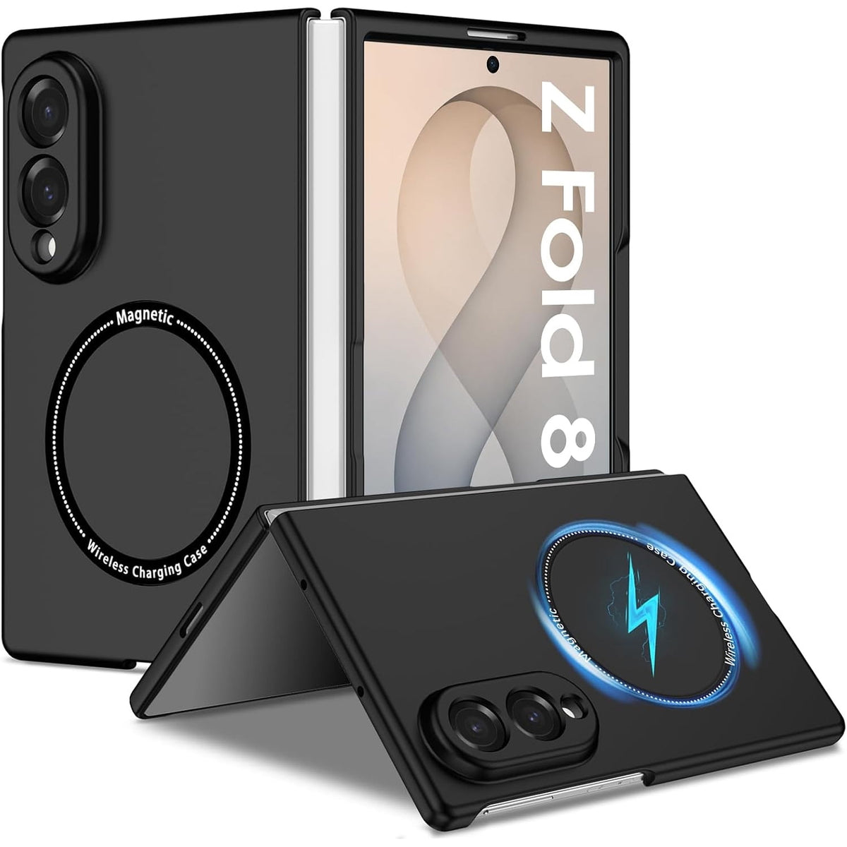 TJS Samsung Galaxy Z Fold8 phone case - Black - image 1