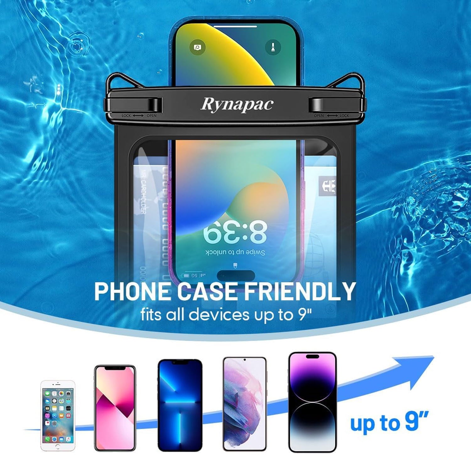 TJS waterproof phone pouch detail