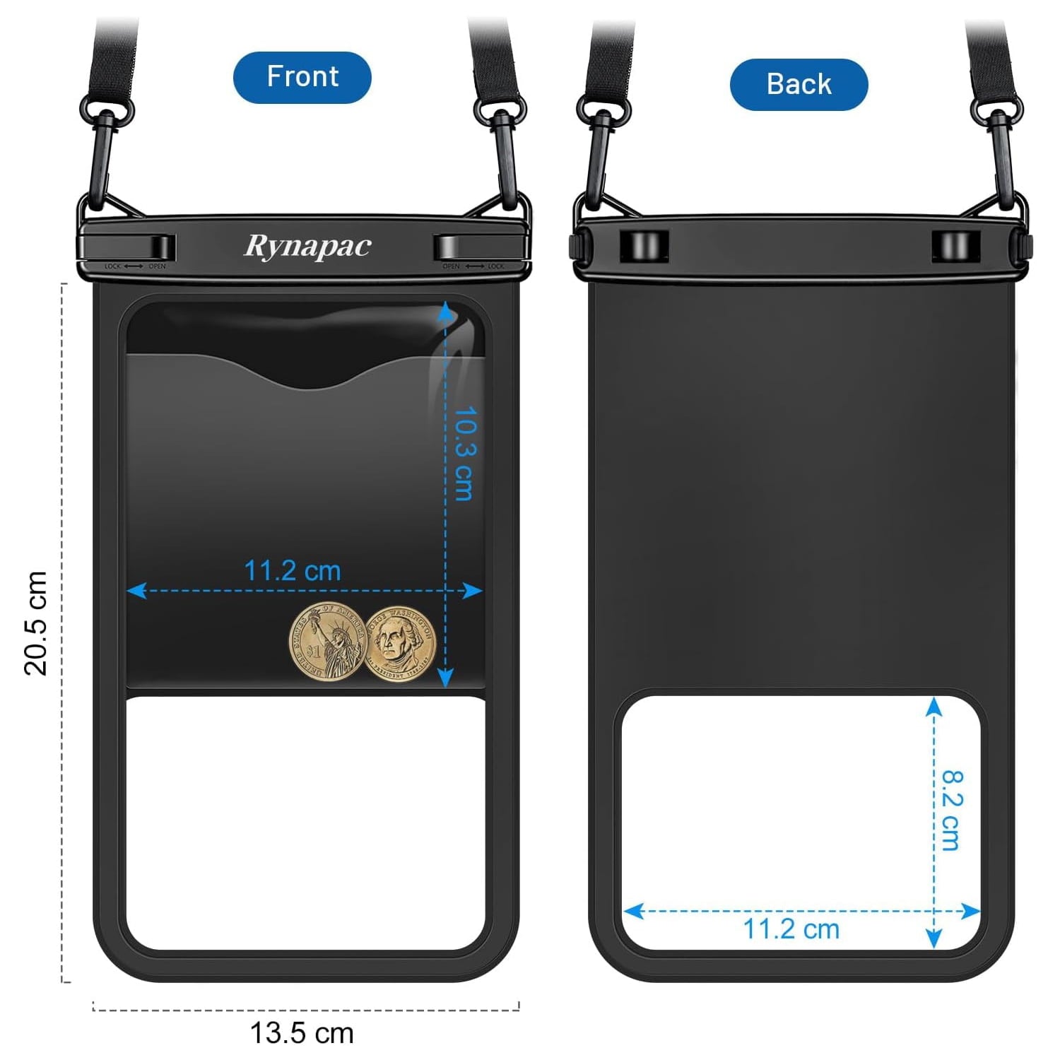 TJS waterproof phone pouch detail