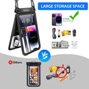 TJS 10.5 inch waterproof phone pouch detail 3