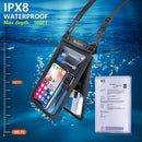 TJS 10.5 inch waterproof phone pouch detail 5