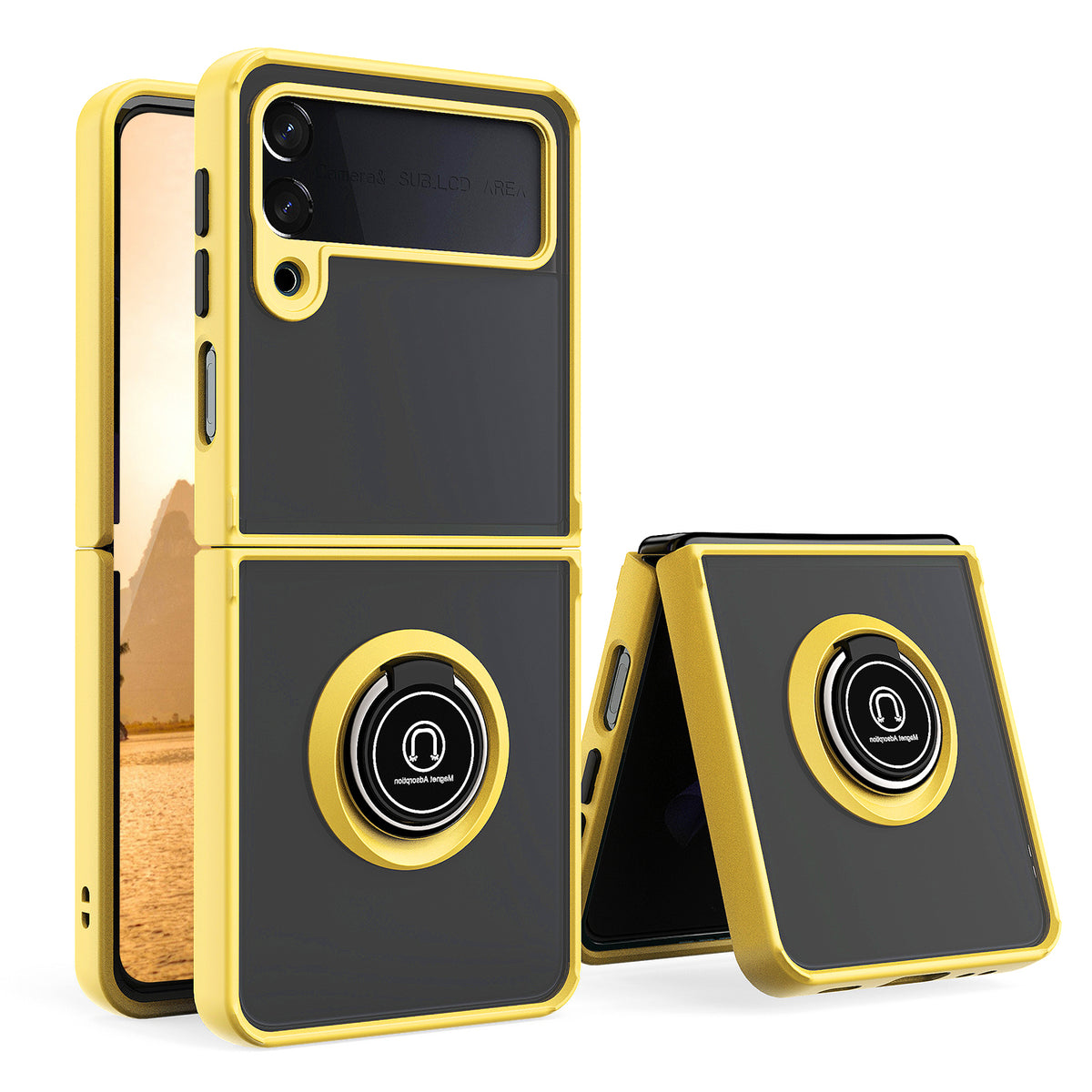 TJS "Define" Ring Kickstand Phone Case for Samsung Z Flip4