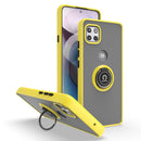 TJS "Define" Ring Kickstand Phone Case for Motorola One 5G Ace