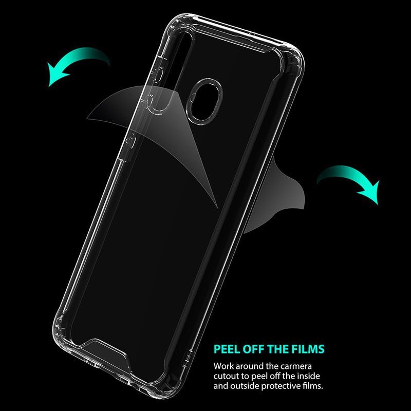 TJS "Agile" Transparent TPU Phone Case for Galaxy A50 - InfinityAccessories017