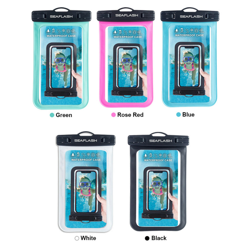 Waterproof Phone Case IPX8 Underwater Pouch Bag Pack Dry Bag Case Cover for Cell Phone - InfinityAccessories017