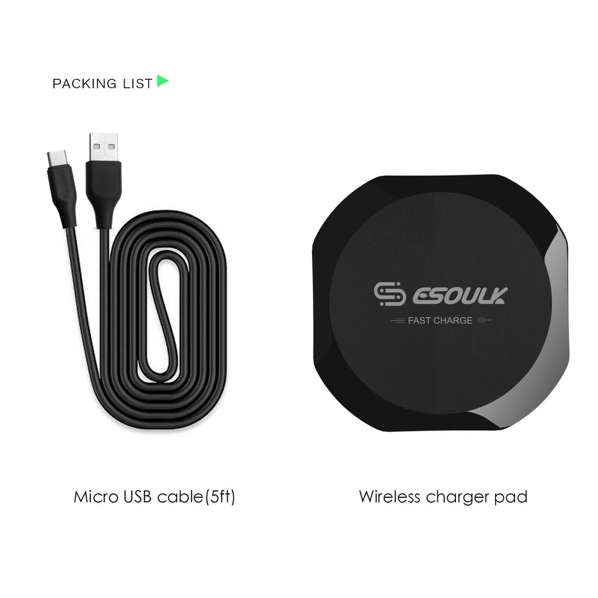Fast Qi Wireless Charger Pad For iPhone 11/Pro/Max/XS/8/Note 10/S10/Plus/+ - InfinityAccessories017