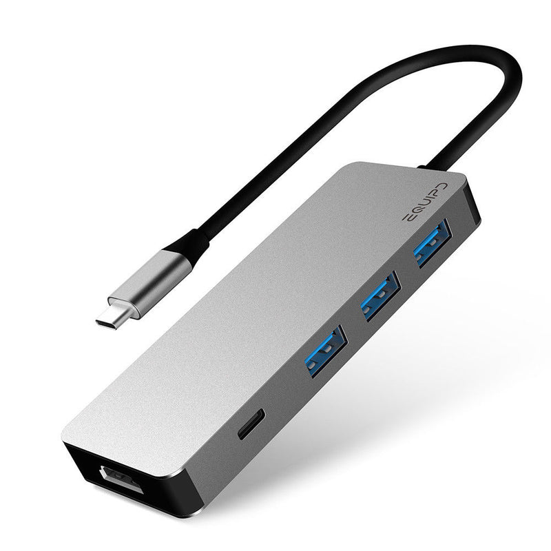 EQUIPD USB C Hub, 6-in-1 USB C Adapter with 4K HDMI, PD Charging - InfinityAccessories017