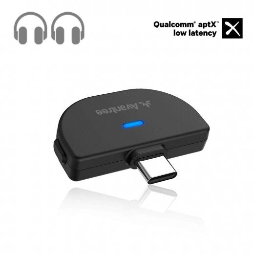 USB Type-C Bluetooth 5.0 Audio Transmitter Adapter for Nintendo Switch, Compatible with AirPods, Supports 2 Bluetooth Headphones PS4 PC Mac - InfinityAccessories017