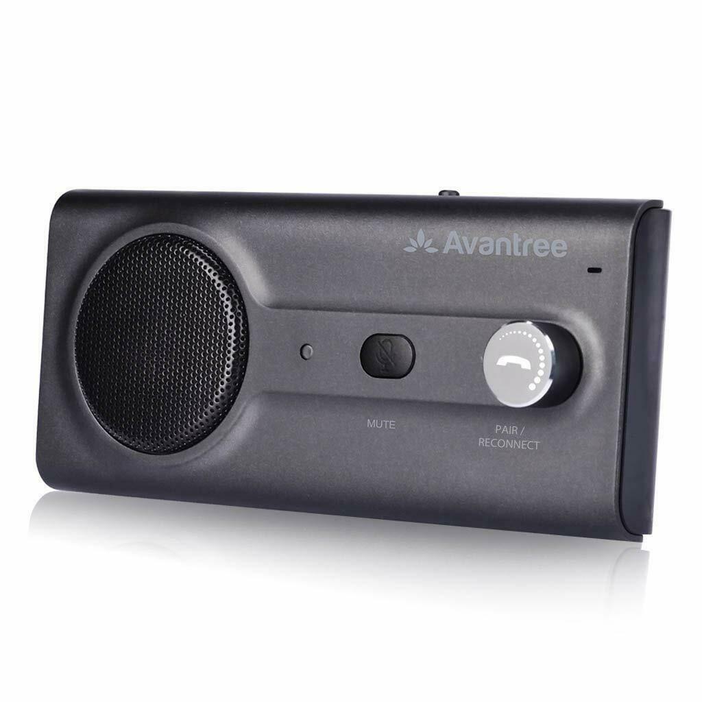 Hands Free Dual Link Wireless Bluetooth Sun Visor Car Kit Speakerphone Speaker - InfinityAccessories017