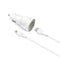 ESOULK 12W 2.4A Dual USB Travel Car Charger with 5ft USB to Micro USB Charging Cable