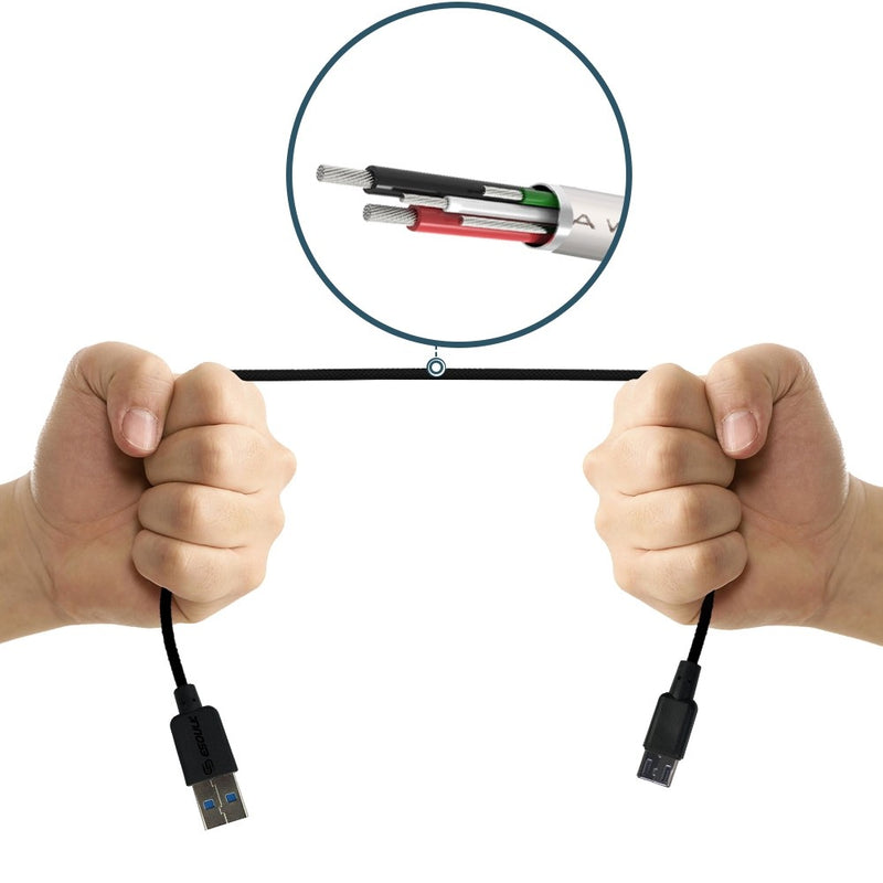 ESOULK 5ft/1.5m 1.5A USB To Micro USB Charge/Sync Cable