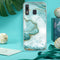 TJS "Juno" Marble Design IMD TPU Phone Case for Galaxy A20, Galaxy A30 - InfinityAccessories017