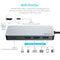 EQUIPD USB C Hub, 6-in-1 USB C Adapter with 4K HDMI, PD Charging - InfinityAccessories017