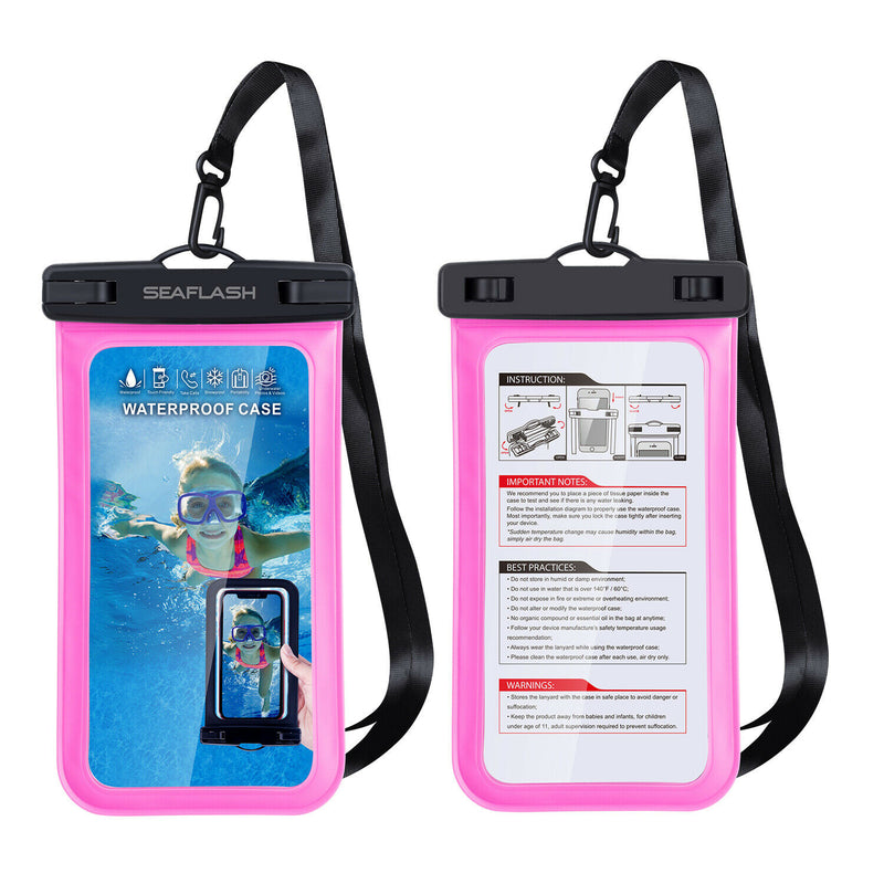 Waterproof Phone Case IPX8 Underwater Pouch Bag Pack Dry Bag Case Cover for Cell Phone - InfinityAccessories017