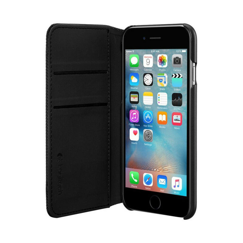 Apple iPhone 6S 6 Plus Logitech Hinge Flexible Wallet Card Folio Case Cover - InfinityAccessories017