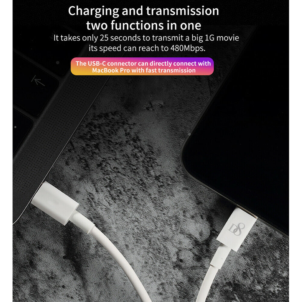 Lightning Cable to USB-C PD Fast Charging Cord for iPhone 11/Pro/Max/XS/iPad MFI certified - InfinityAccessories017