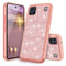 TJS "Sapphire" Hybrid Glitter Phone Case for LG K92 5G