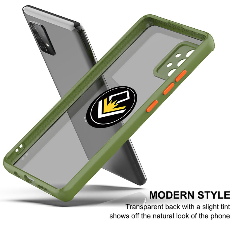 TJS "Define" Ring Kickstand Phone Case for Samsung Galaxy A52 5G