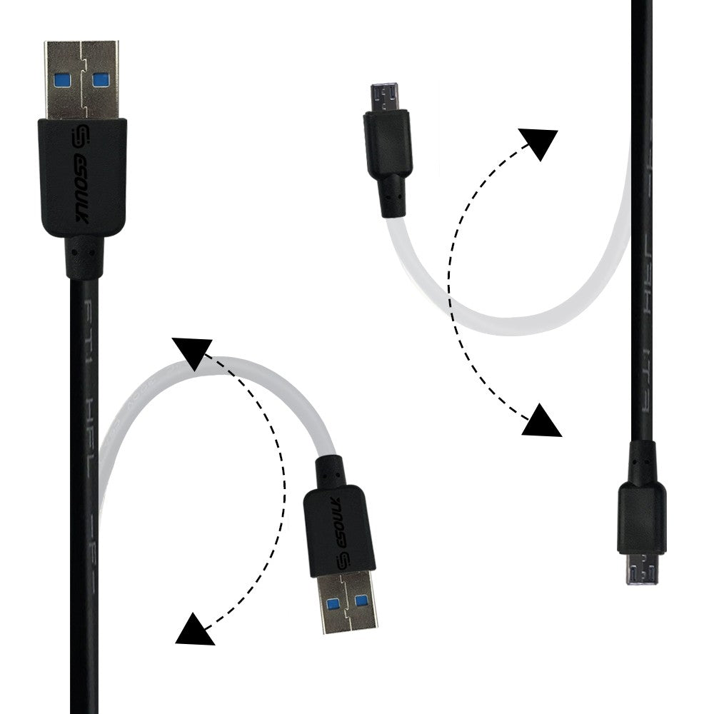 ESOULK 5ft/1.5m 1.5A USB To Micro USB Charge/Sync Cable