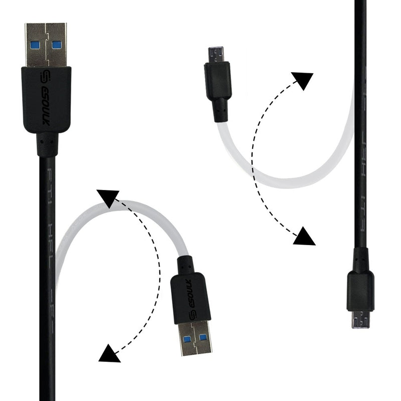 ESOULK 5ft/1.5m 1.5A USB To Micro USB Charge/Sync Cable