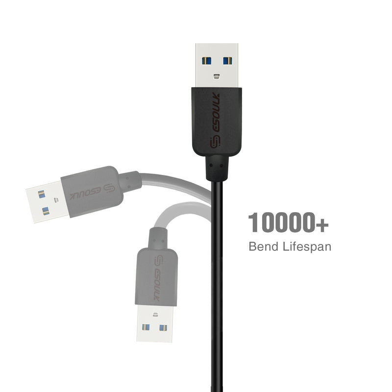 ESOULK 5ft/1.5m 1.5A USB To Lightning Charge/Sync Cable