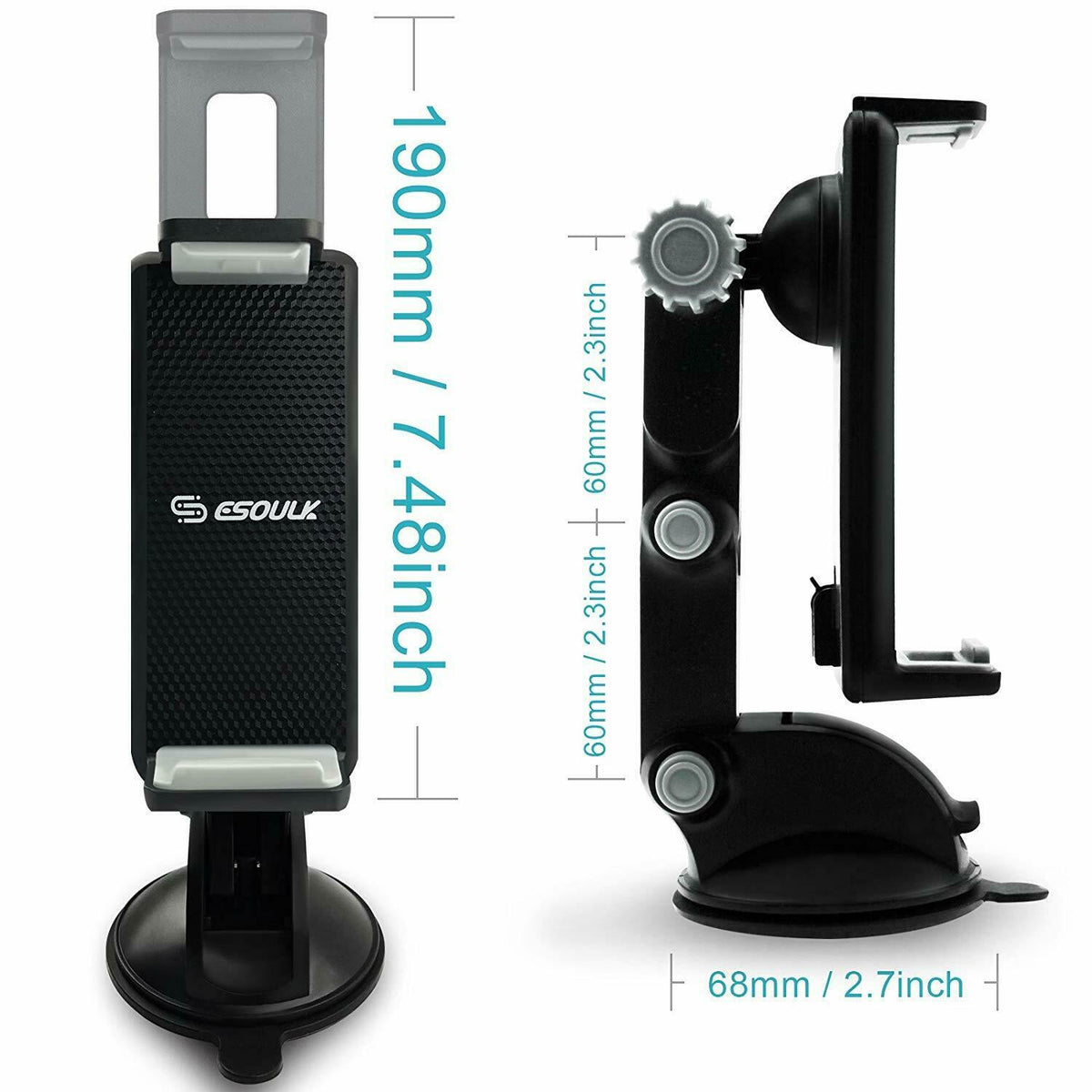 Car Tablet Mount Holder Windshield Dashboard for Universal Phone Tablet iPad GPS - InfinityAccessories017