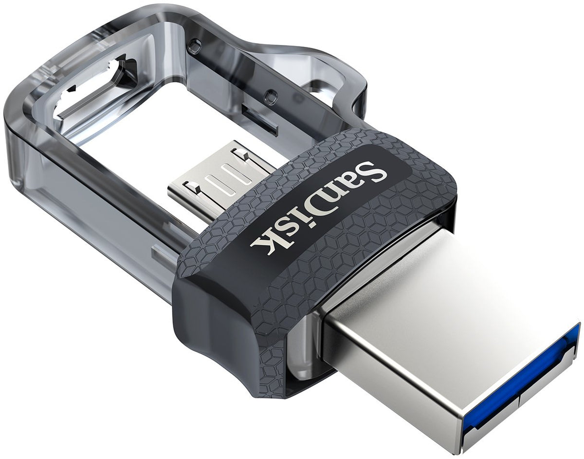 SanDisk Ultra Dual M3.0 16GB 32GB 64GB 128GB USB 3.0 OTG Pen Drive Thumb Stick - InfinityAccessories017