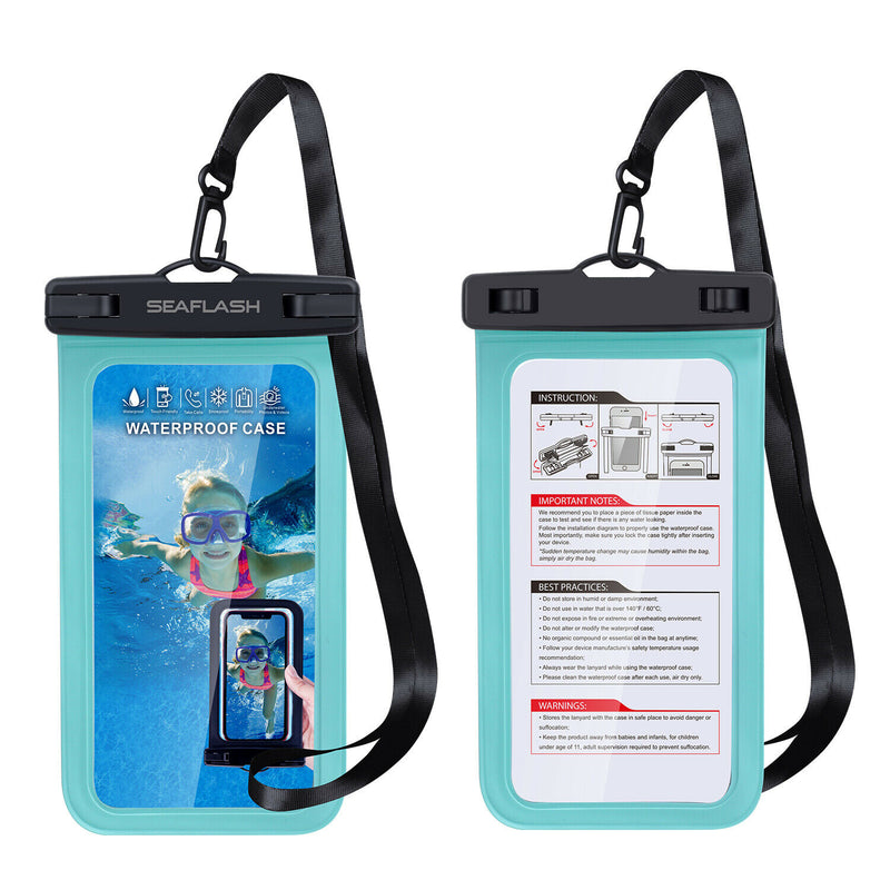 Waterproof Phone Case IPX8 Underwater Pouch Bag Pack Dry Bag Case Cover for Cell Phone - InfinityAccessories017