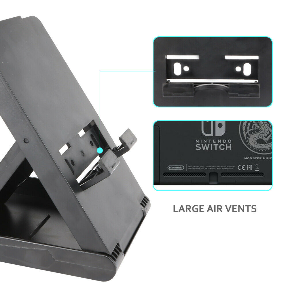 Nintendo Switch Stand Dock Bracket Adjustable Playstand Foldable Holder Cradle - InfinityAccessories017