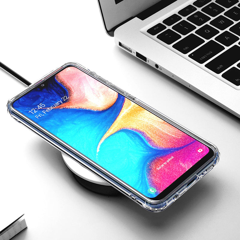 TJS "Agile" Transparent TPU Phone Case for Galaxy A50 - InfinityAccessories017