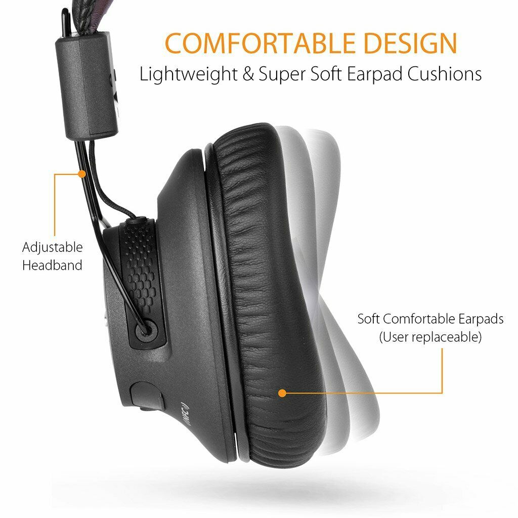 Audition Pro Wireless Wired Bluetooth HiFi Over Ear Stereo Headphones - InfinityAccessories017