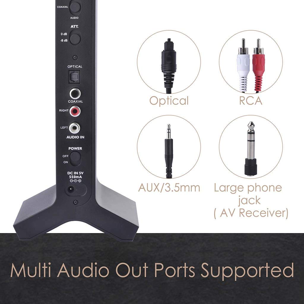 Wireless headphones for TV Watching w/Transmitter Charging Dock - InfinityAccessories017