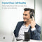 Bluetooth 5.0 Headset for Computer PC, aptX HD Superior Music Sound, Low Latency Wireless On Ear Headphones with Boom Mic, Charging Stand Alto Clair - InfinityAccessories017