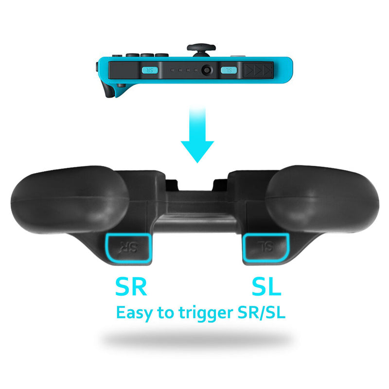 Racing Steering Wheel for Nintendo Switch Joy-Con Controller Handle Grip (2 PACK) - InfinityAccessories017