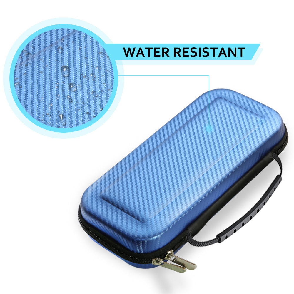 Nintendo Switch Carrying Case Carbon Fiber Portable Pouch Travel Bag - InfinityAccessories017