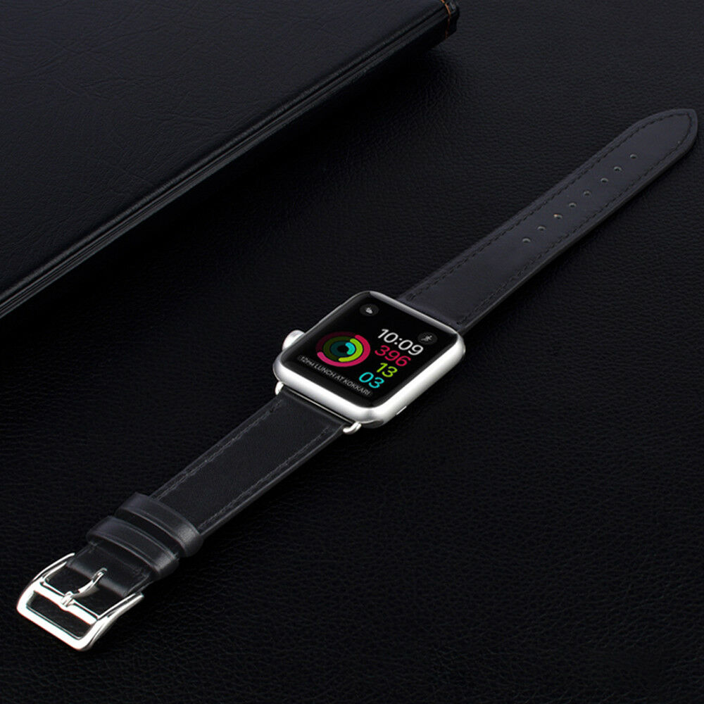Leather Classic Watch Band Strap for iWatch Apple Watch Series 5/4/3/2/1 - InfinityAccessories017