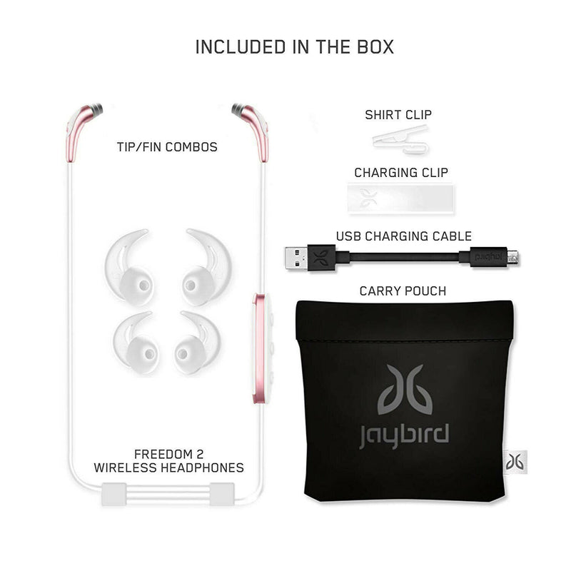 FREEDOM 2 In-Ear Wireless Bluetooth Sport Headphones With SpeedFit - InfinityAccessories017