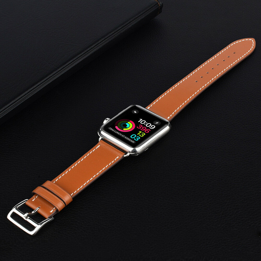 Leather Classic Watch Band Strap for iWatch Apple Watch Series 5/4/3/2/1 - InfinityAccessories017