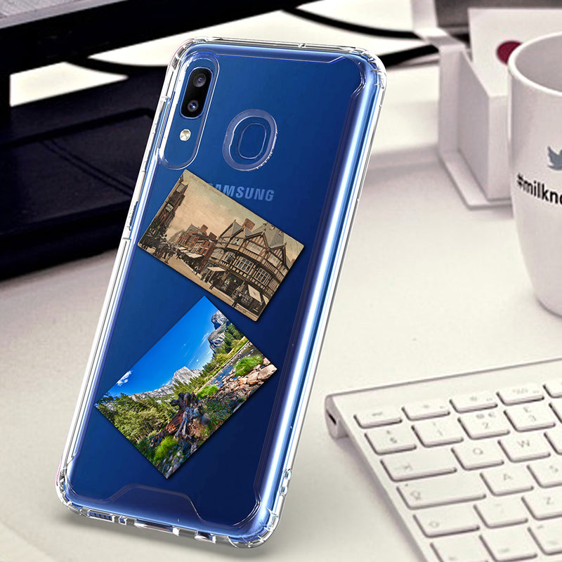 TJS "Agile" Transparent TPU Phone Case for Galaxy A50 - InfinityAccessories017
