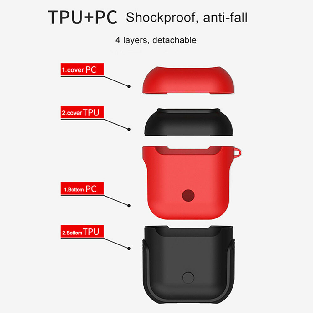AirPods Case Protective Rubber Cover AirPod Earphone Charging Case - InfinityAccessories017