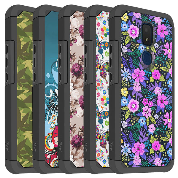 TJS "ArmorLux" Hybrid Phone Case for AT&T Motivate2