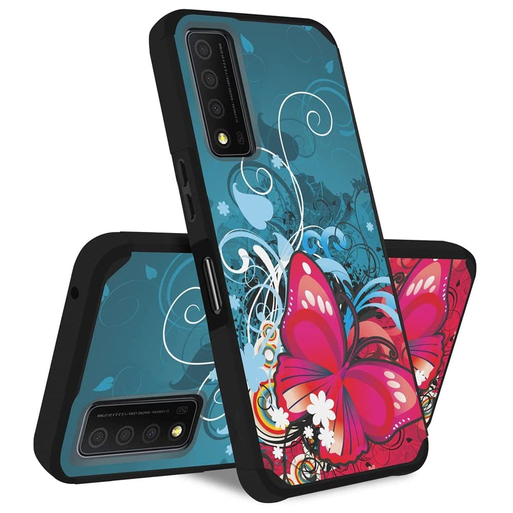 TJS "ArmorLux" Hybrid Phone Case for TCL Stylus 5G