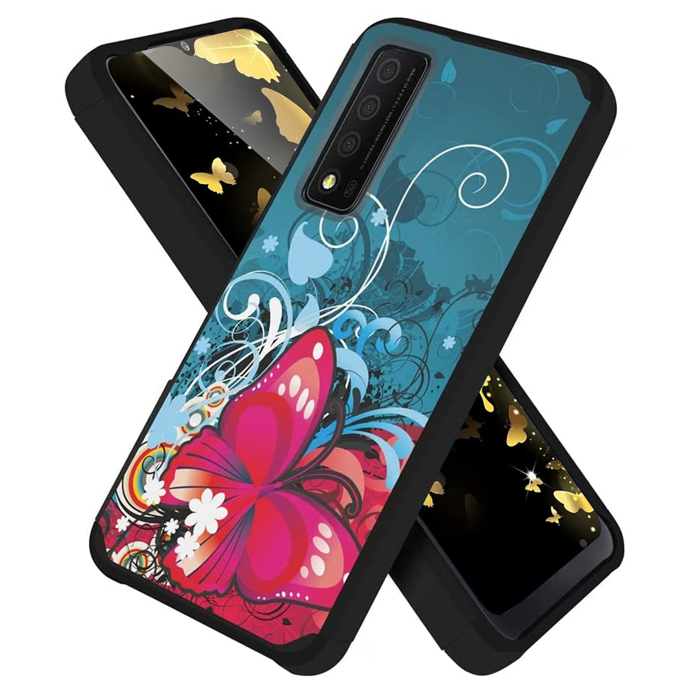 TJS "ArmorLux" Hybrid Phone Case for TCL Stylus 5G