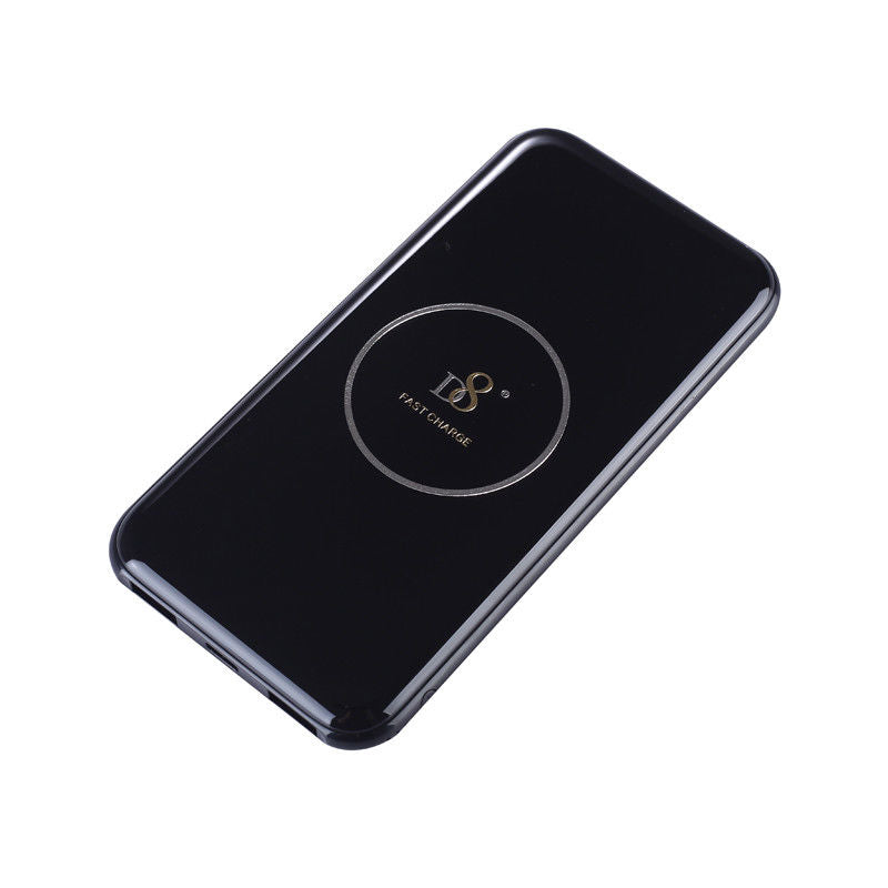 Dual USB Qi Wireless 8000mAh Power Bank Fast Charging Portable Battery Charger - InfinityAccessories017