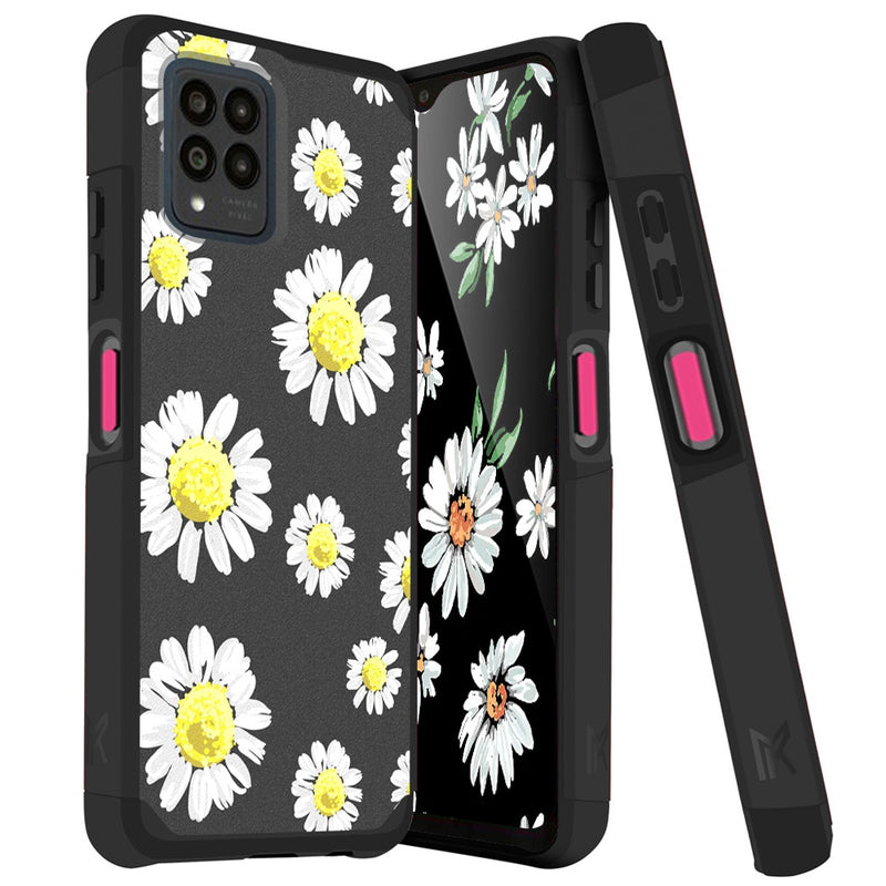 TJS "ArmorLux" Hybrid Phone Case for T-Mobile Revvl 6 Pro 5G