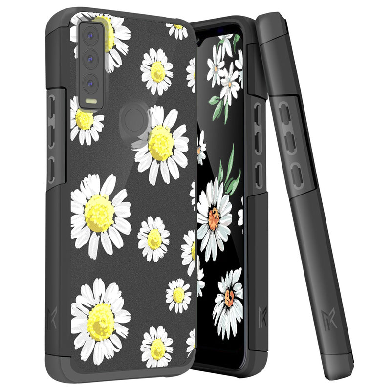 TJS "ArmorLux" Hybrid Phone Case for Cricket Ovation 3