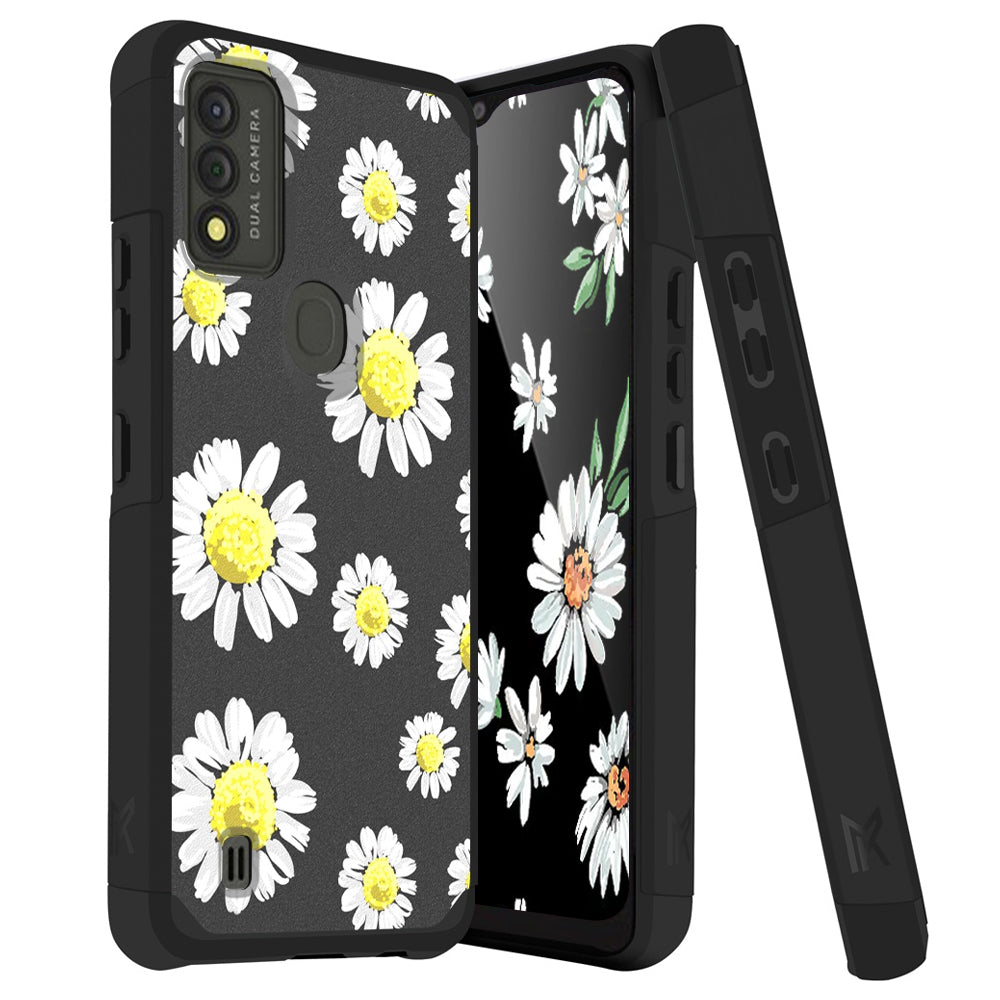 TJS "ArmorLux" Hybrid Phone Case for T-Mobile Wiko Voix