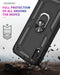 TJS "DuoGuard" Ring Kickstand Phone Case for Samsung Galaxy A10E